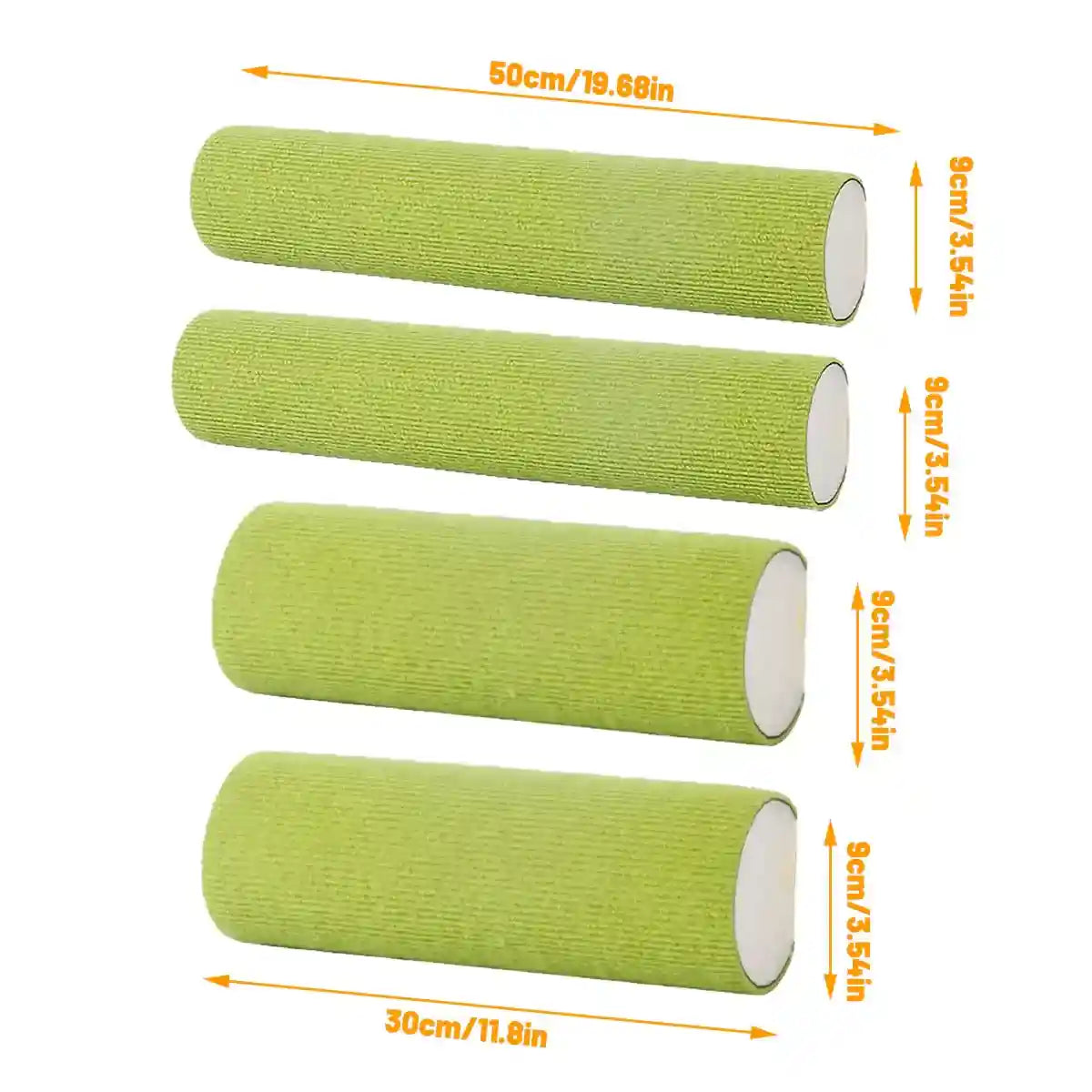 Self-Adhesive Cat Scratching Posts for Wall Cylindrical Climbing Set