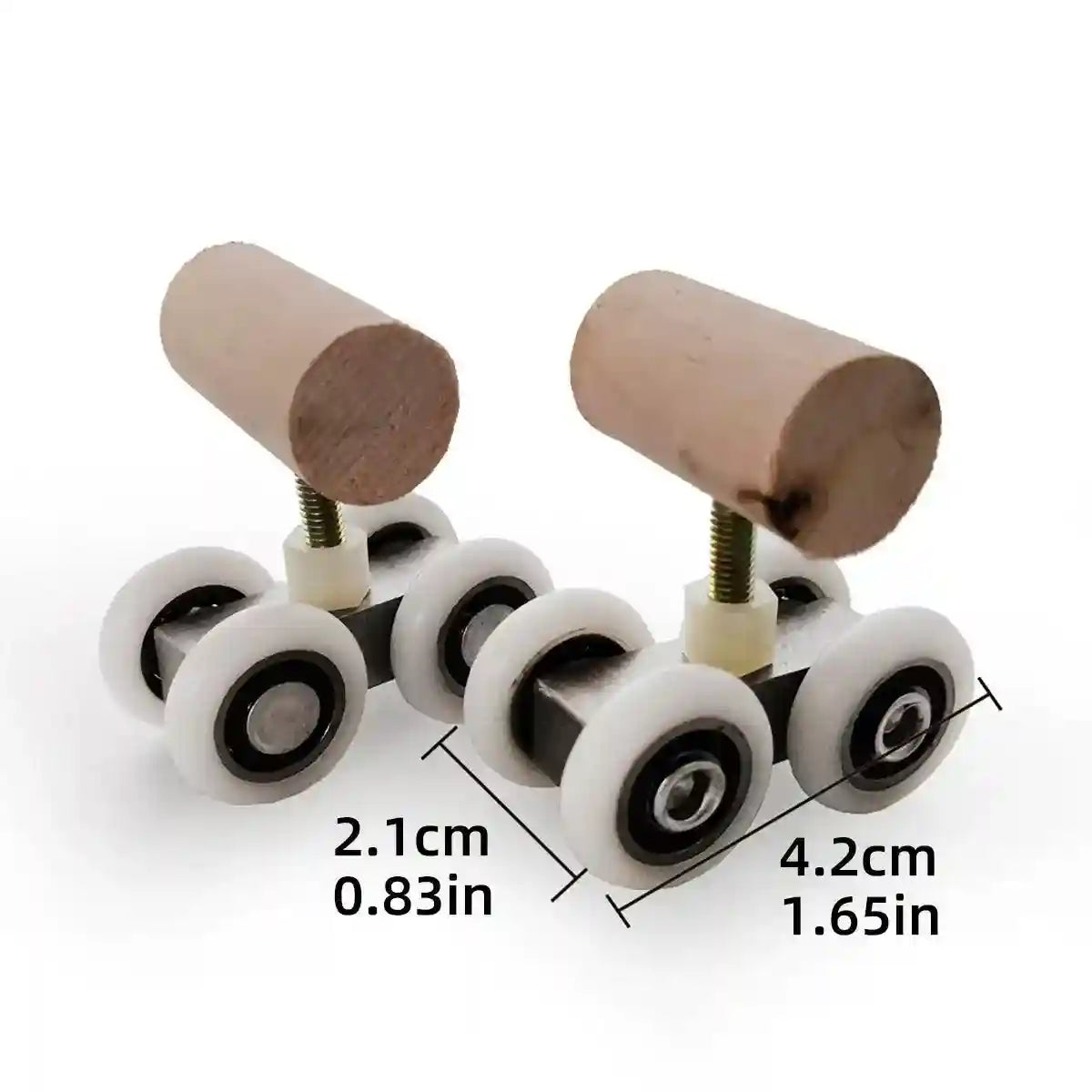 Mini Parrot Roller Skates with Secure Wooden Bird Perches for Training & Play