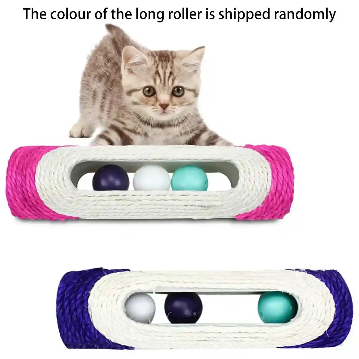 3PCS Interactive Chew & Scratch Toys with Cat Play Set for Indoor Fun