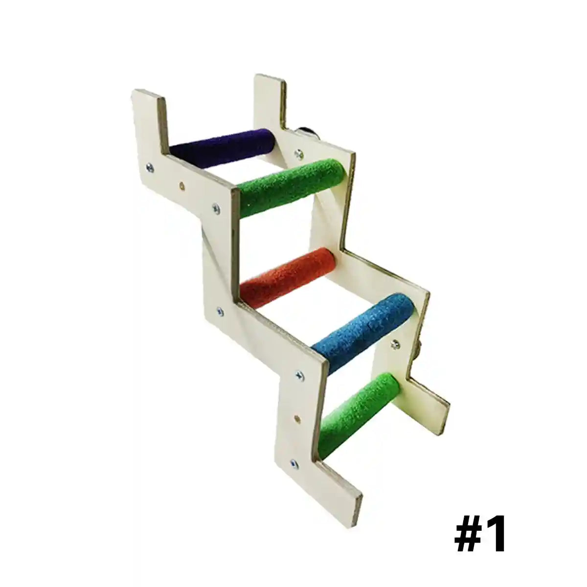 Parrot Climbing Ladder Toy for Birds Claw Care & Swing Platform