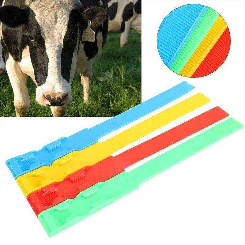 Adjustable Cow Identification Bands – Color-Coded Tags for Livestock Management