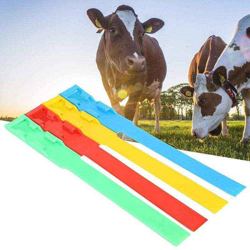 Adjustable Cow Identification Bands – Color-Coded Tags for Livestock Management