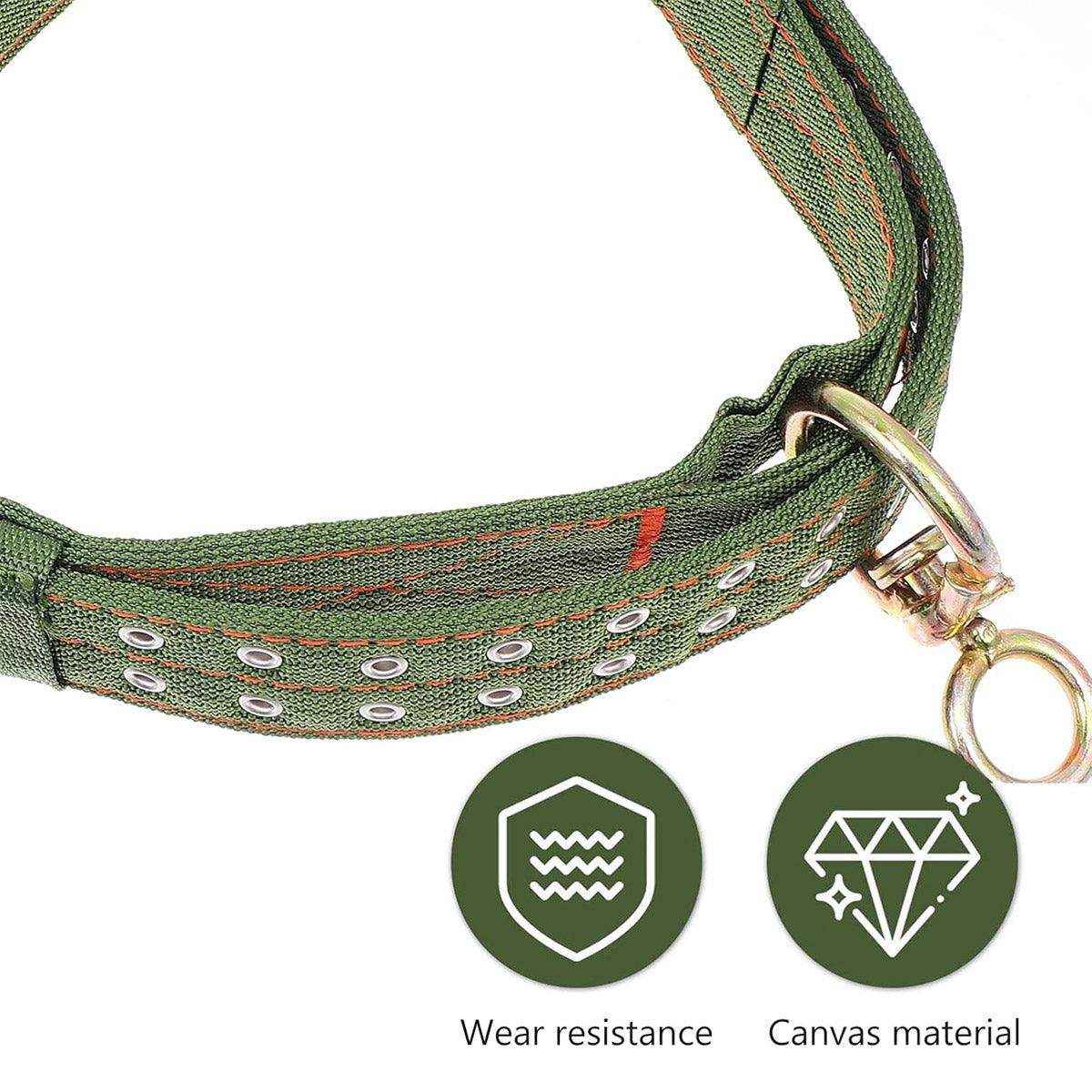Adjustable Sheep Collar for Goats & Working Dogs Heavy-Duty Canvas Design