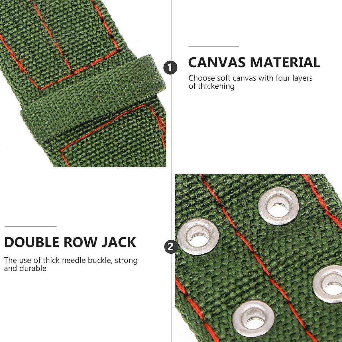 Adjustable Sheep Collar for Goats & Working Dogs Heavy-Duty Canvas Design