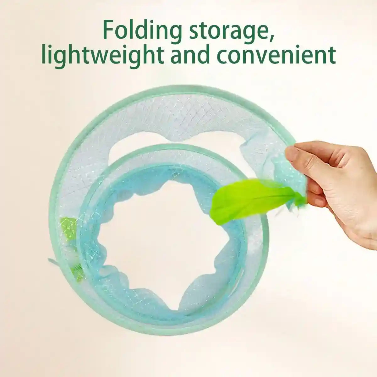 Interactive S-Shaped Cat Tunnel Toy for Indoor Play and Exercise