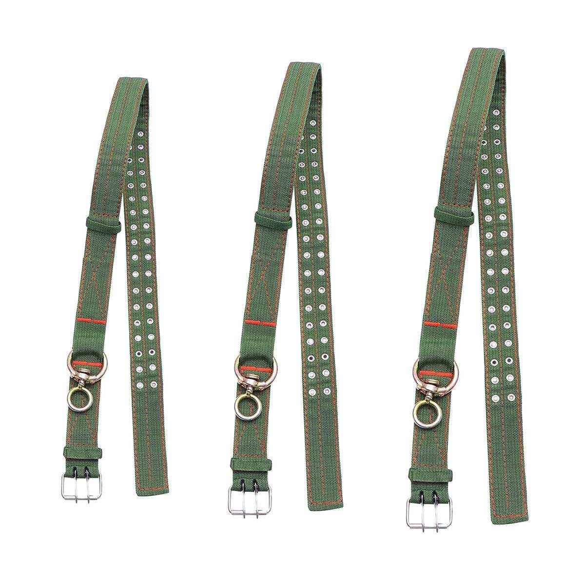 Heavy-Duty Adjustable Cattle Collar with Metal Buckle – Wear-Resistant Canvas