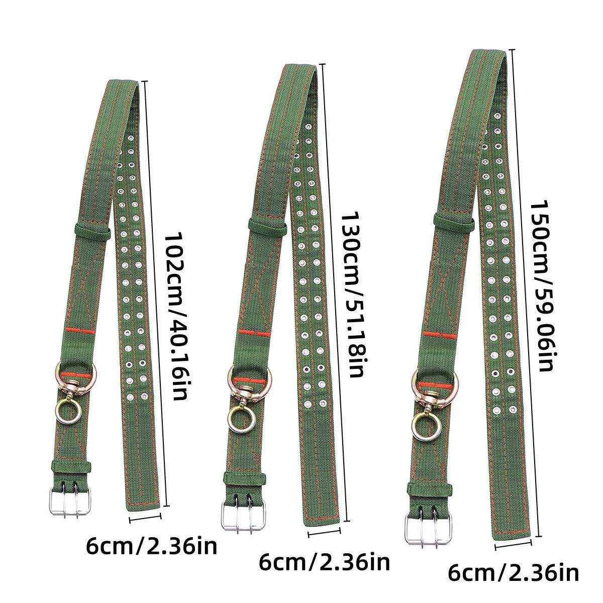 Heavy-Duty Adjustable Cattle Collar with Metal Buckle – Wear-Resistant Canvas