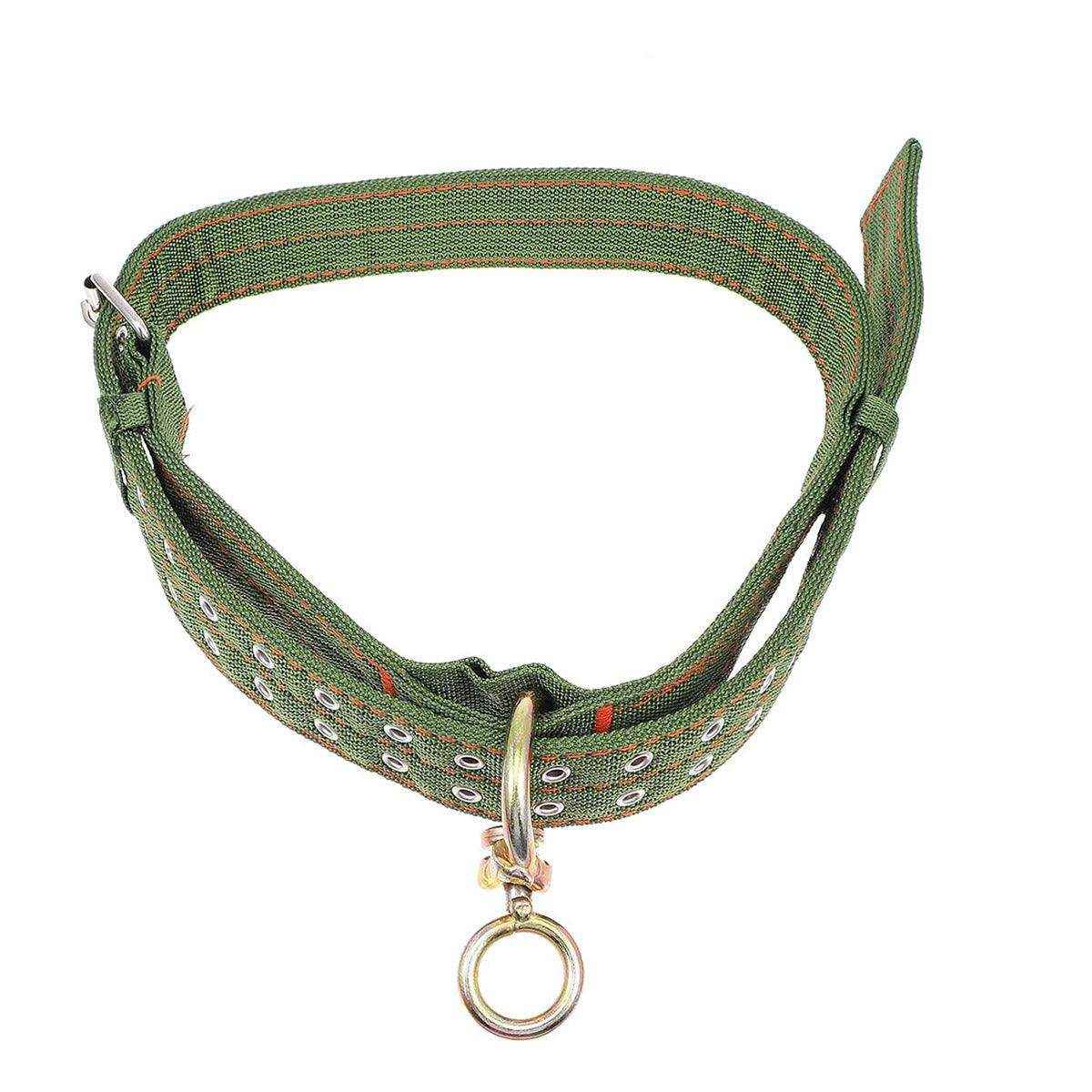 Heavy-Duty Adjustable Cattle Collar with Metal Buckle – Wear-Resistant Canvas