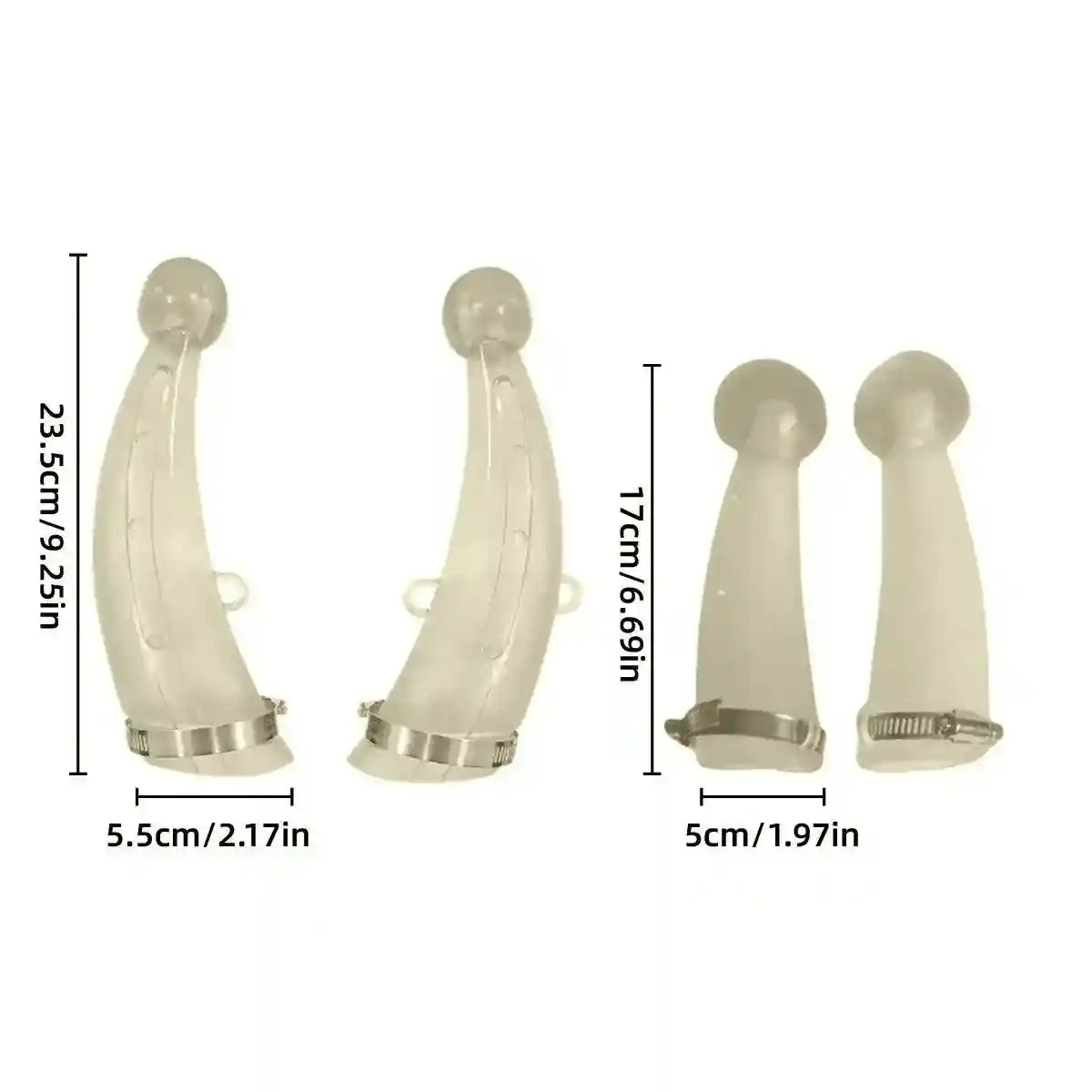 Safe and Adjustable Livestock Covers with Cow Horn Tip Protectors