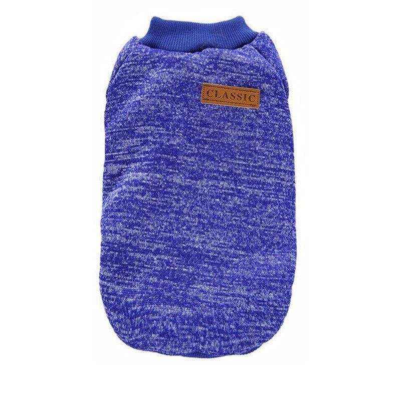 Winter Comfort Dog Jumper with Knitted Design and Colour Options