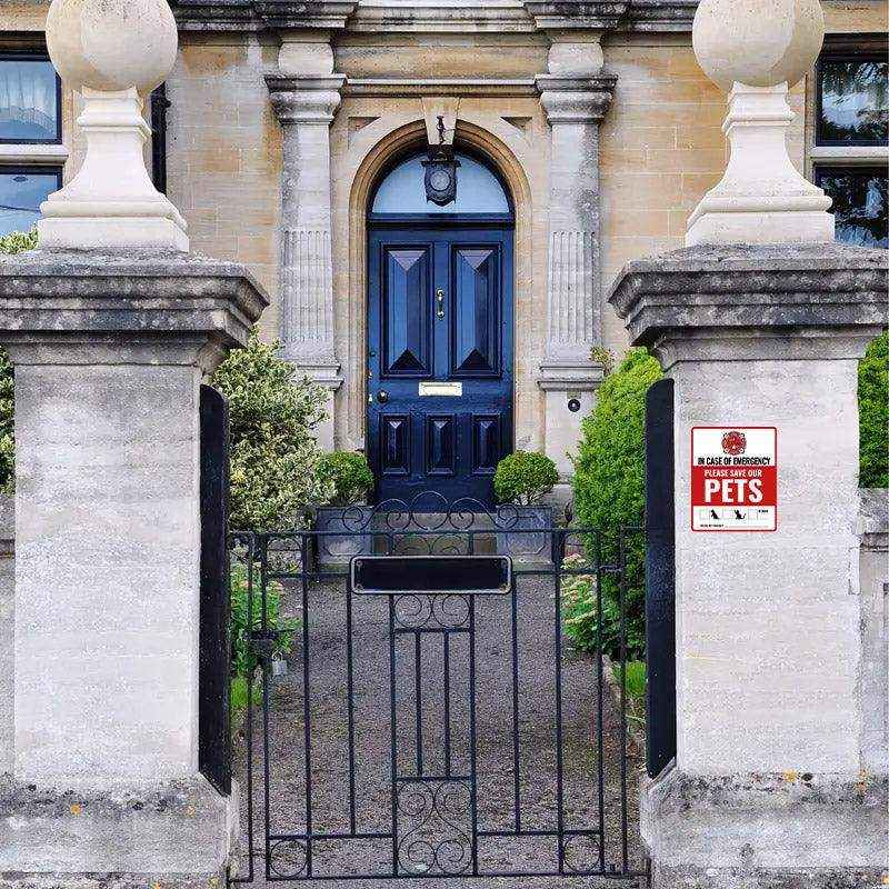 10pcs Emergency Pet Alert Stickers for Windows and Doors