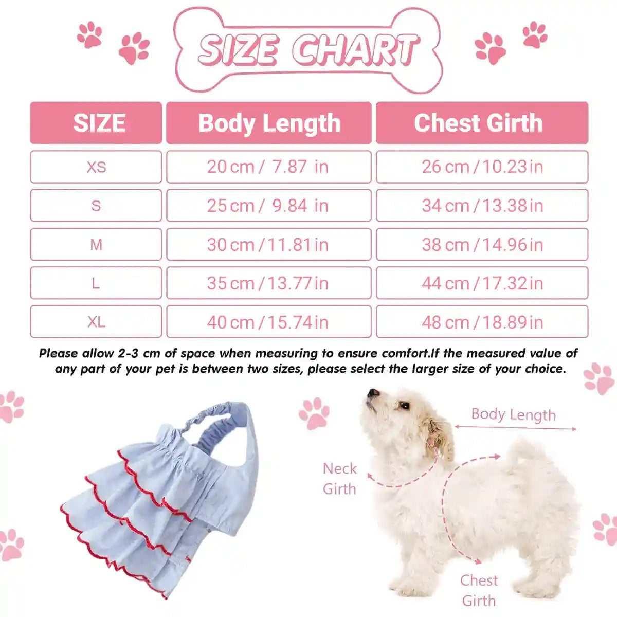 Summer Pet Princess Skirt Cat Dog Dress