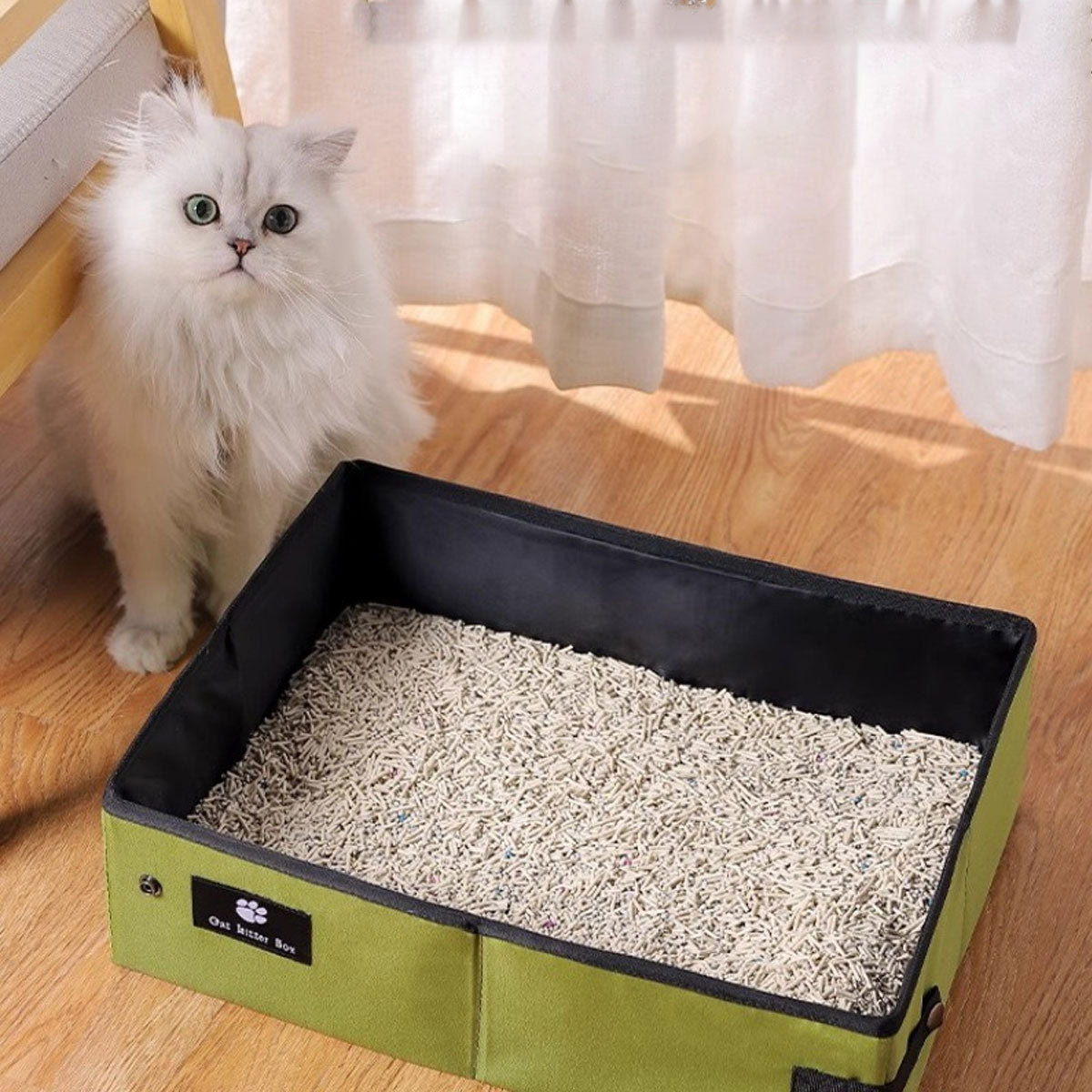 Portable Foldable Cat Litter Box Waterproof