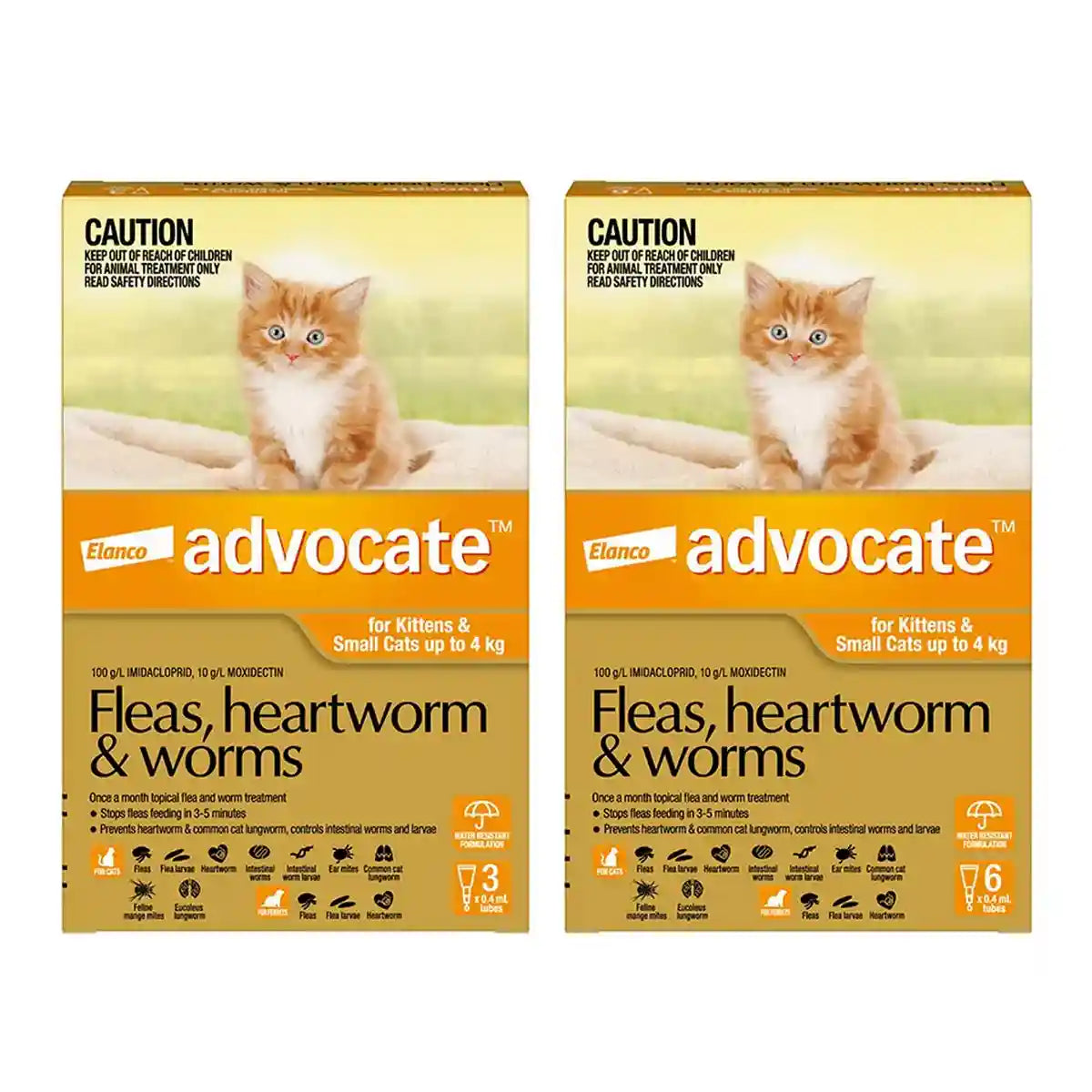 Advocate Spot-On For Kittens & Small Cats Up To 4kg