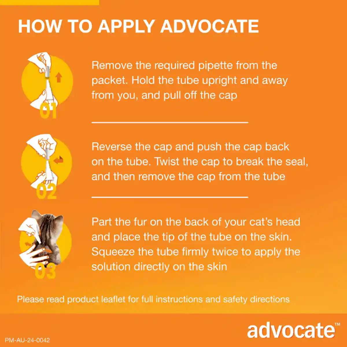 Advocate Spot-On For Kittens & Small Cats Up To 4kg