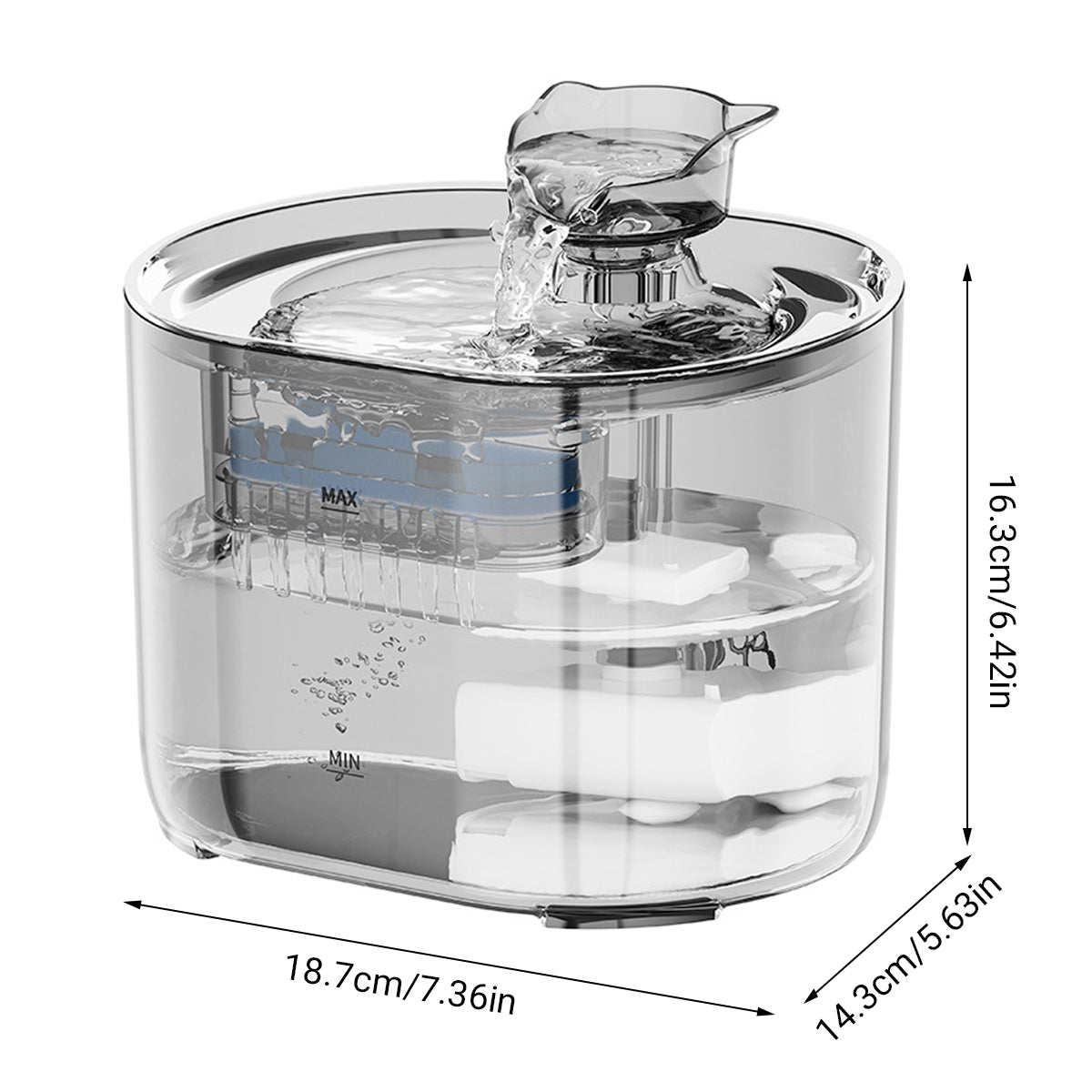 Automatic Pet Water Fountain for Cats and Dogs