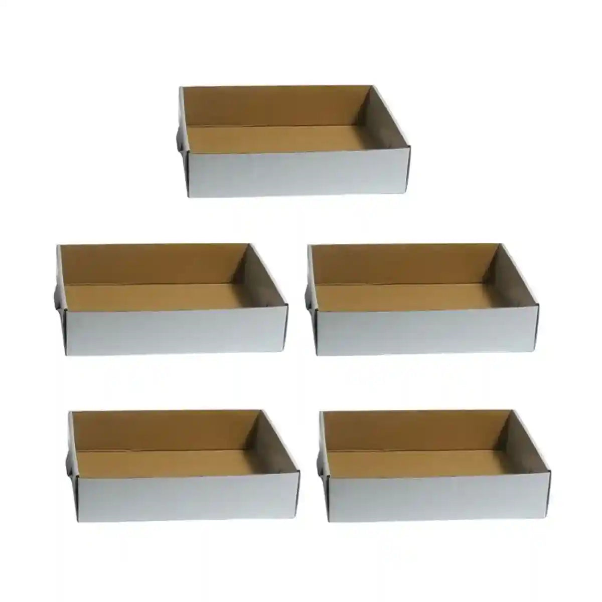 5PCS Foldable Disposable Cat Litter Boxes Waterproof Cardboard Design