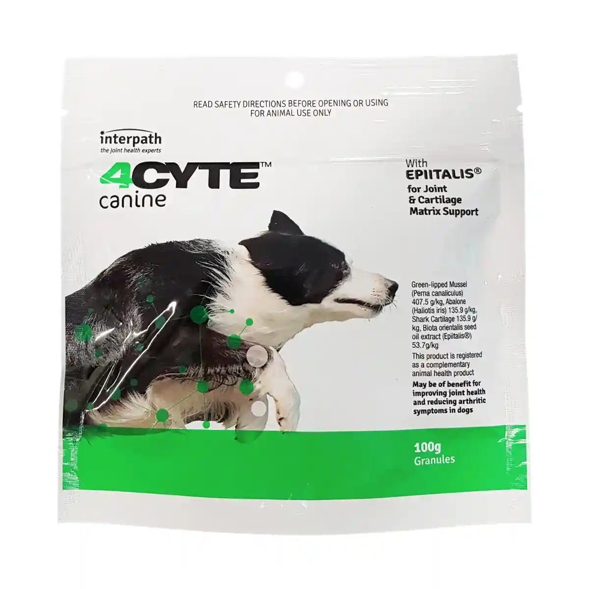 100G 4CYTE DOG GRANULES