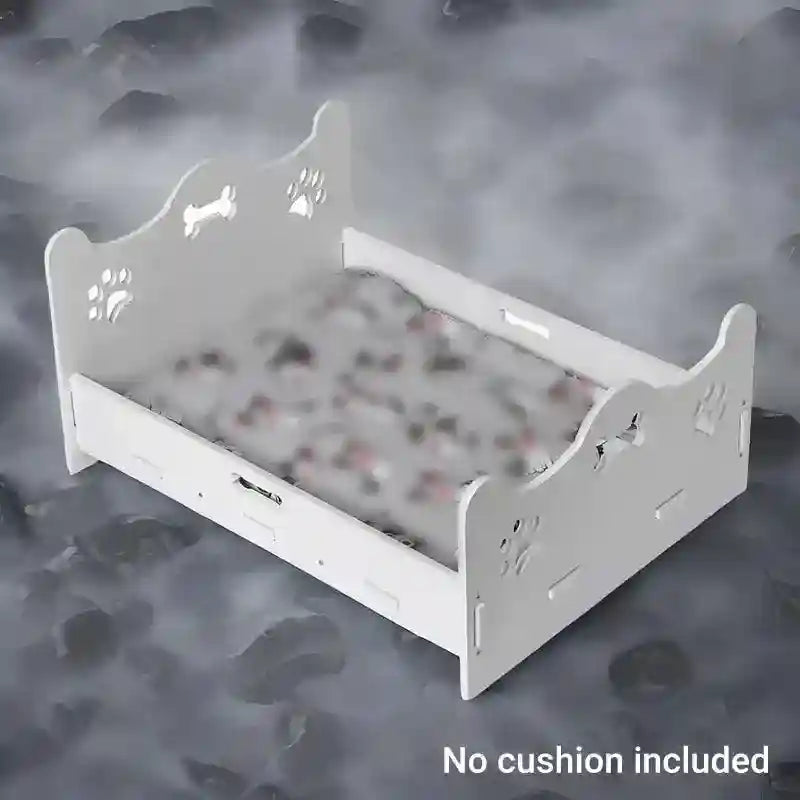 Stylish Raised Dog Bed Frame for Small Pets Waterproof and Easy to Clea