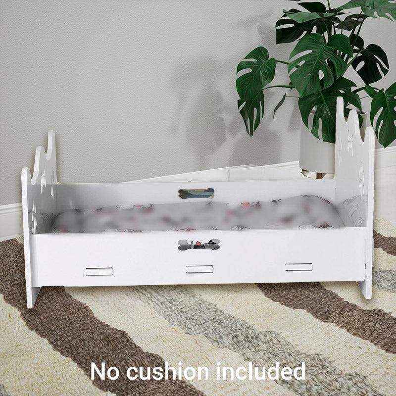 Stylish Raised Dog Bed Frame for Small Pets Waterproof and Easy to Clea