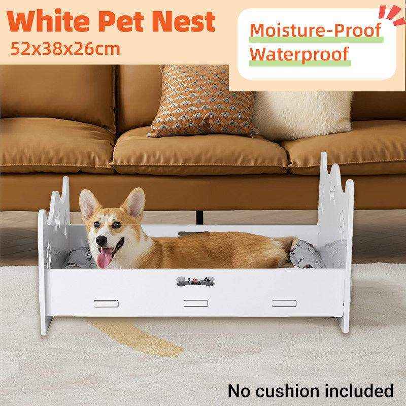 Stylish Raised Dog Bed Frame for Small Pets Waterproof and Easy to Clea