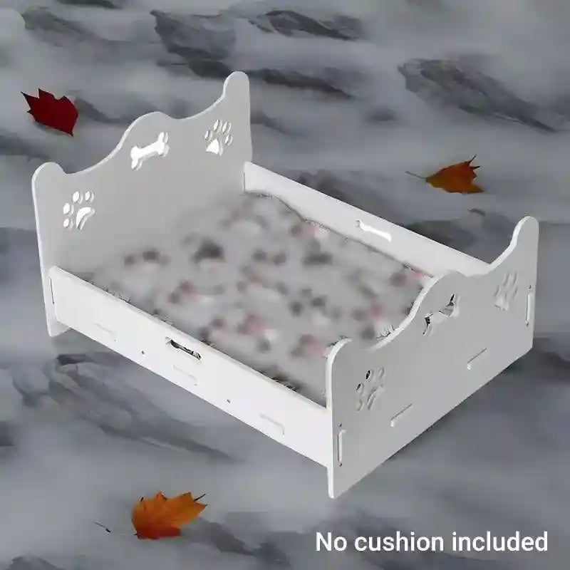 Stylish Raised Dog Bed Frame for Small Pets Waterproof and Easy to Clea