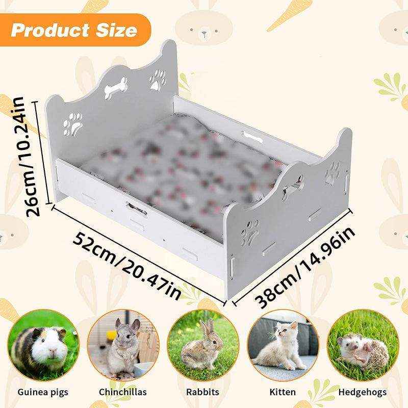 Stylish Raised Dog Bed Frame for Small Pets Waterproof and Easy to Clea
