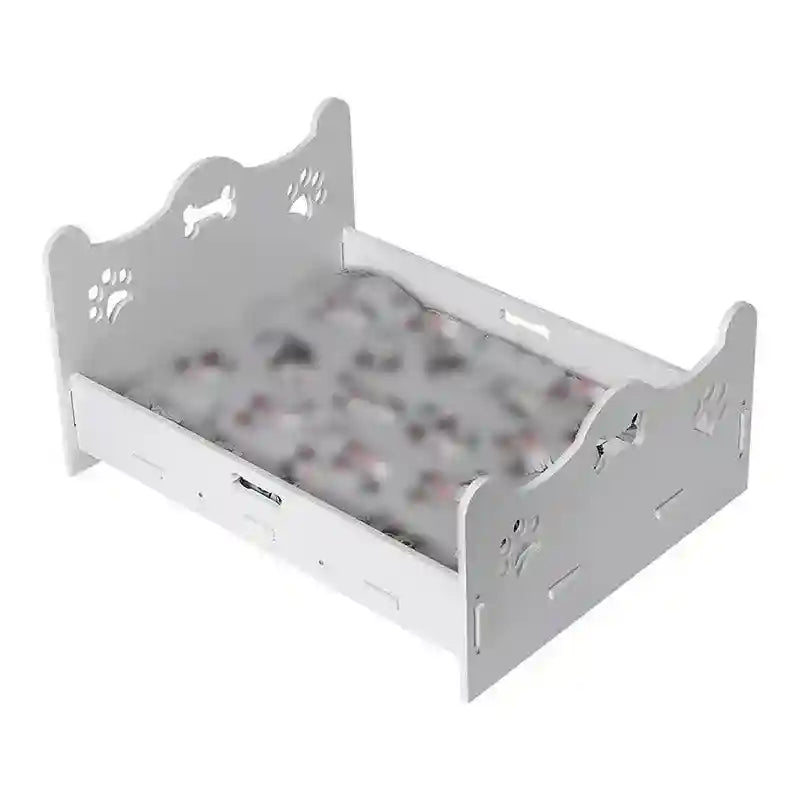 Stylish Raised Dog Bed Frame for Small Pets Waterproof and Easy to Clea