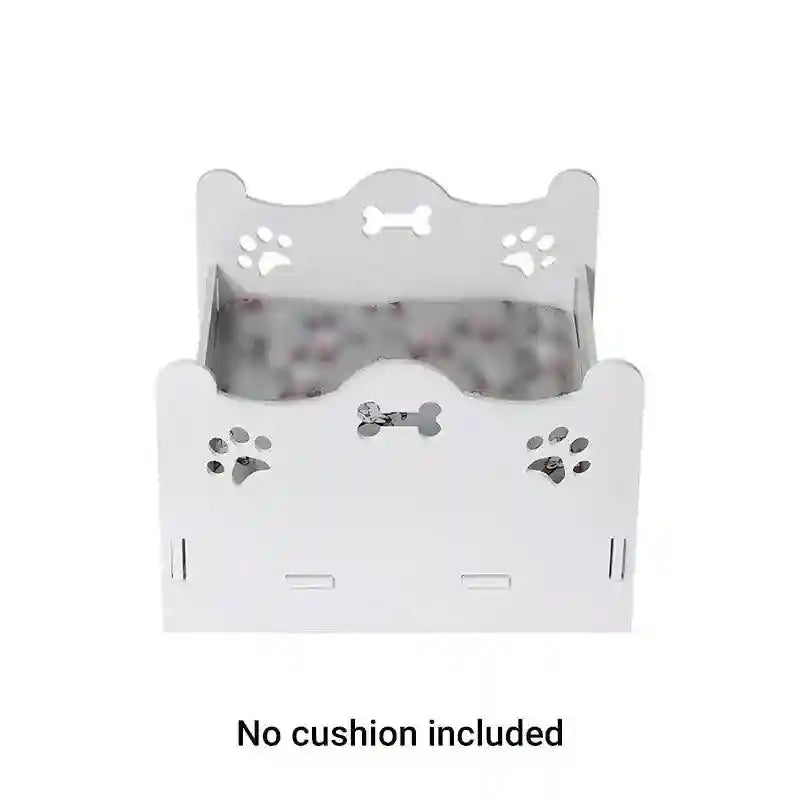 Stylish Raised Dog Bed Frame for Small Pets Waterproof and Easy to Clea