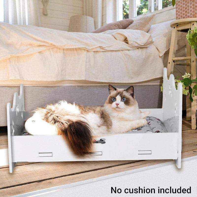 Stylish Raised Dog Bed Frame for Small Pets Waterproof and Easy to Clea