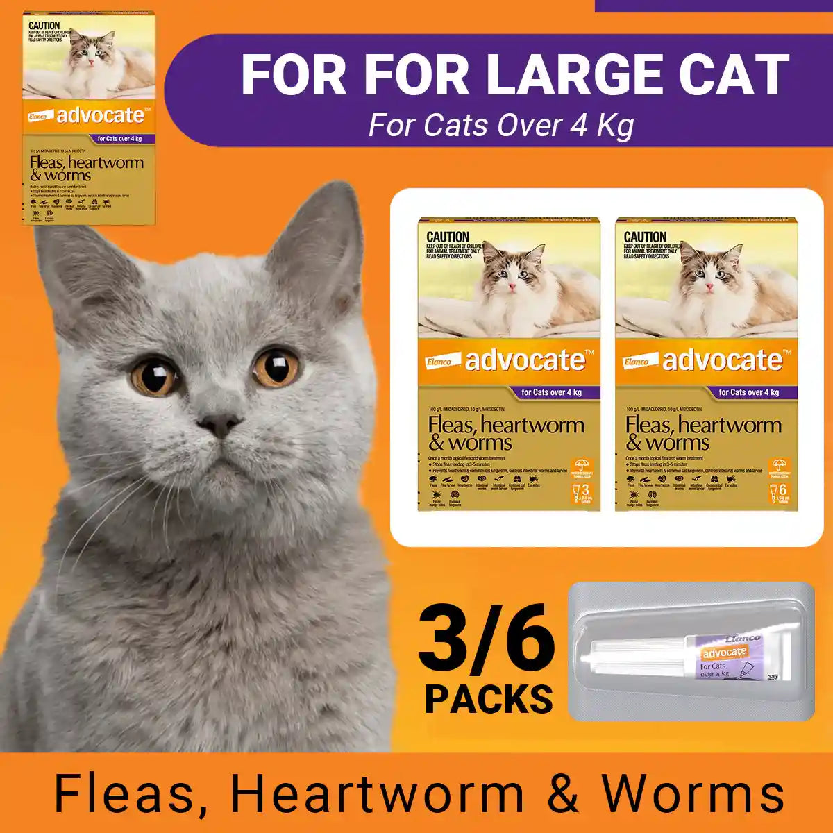 Advocate Spot-On For Cats Over 4kg