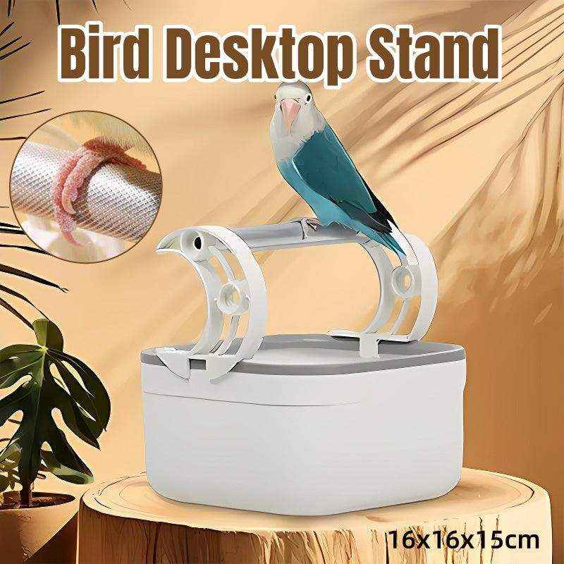 Durable Desktop Bird Stand for Training and Perching