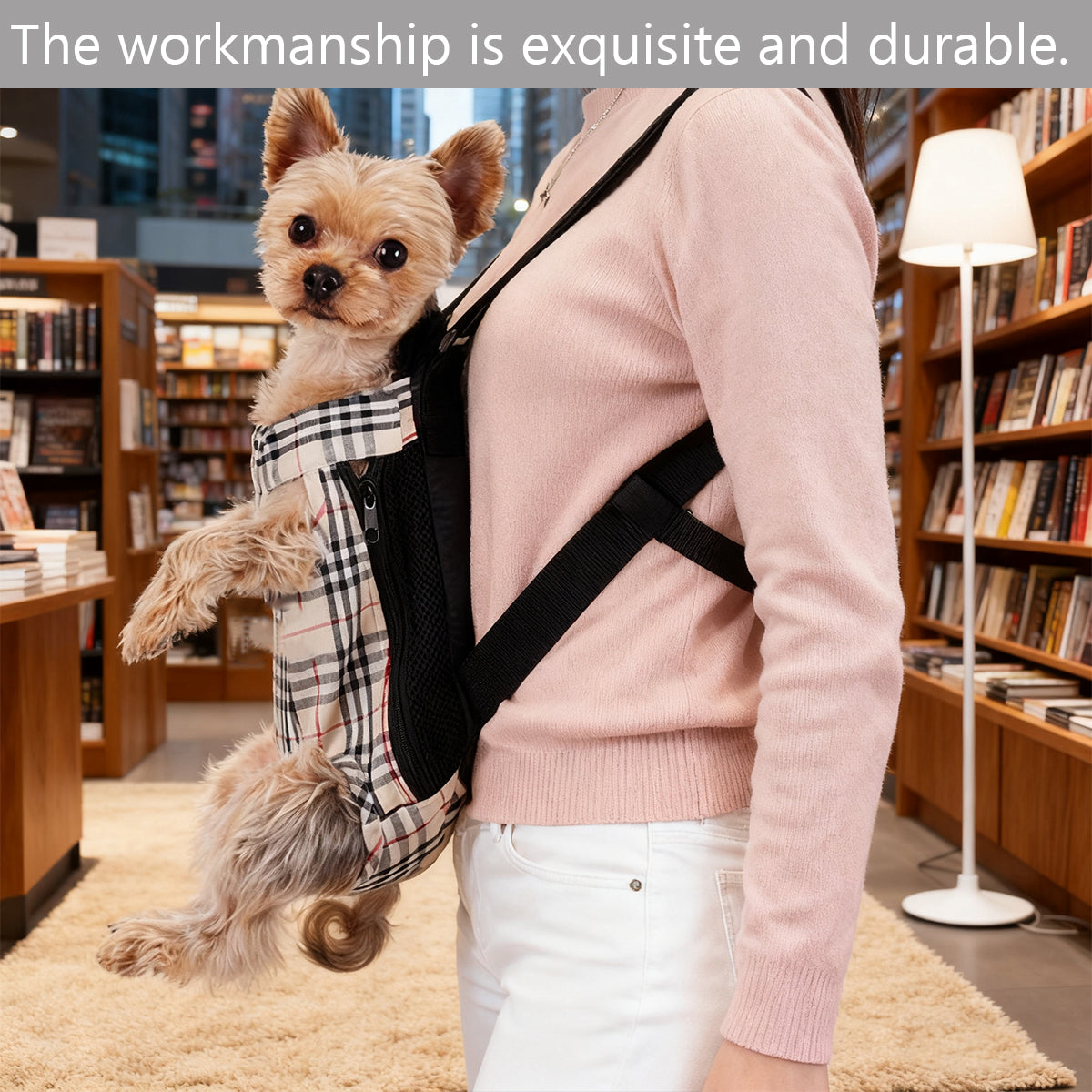 Pet Outdoor Backpack Breathable Anti Scratch for Cats Dogs Travel Hiking Use