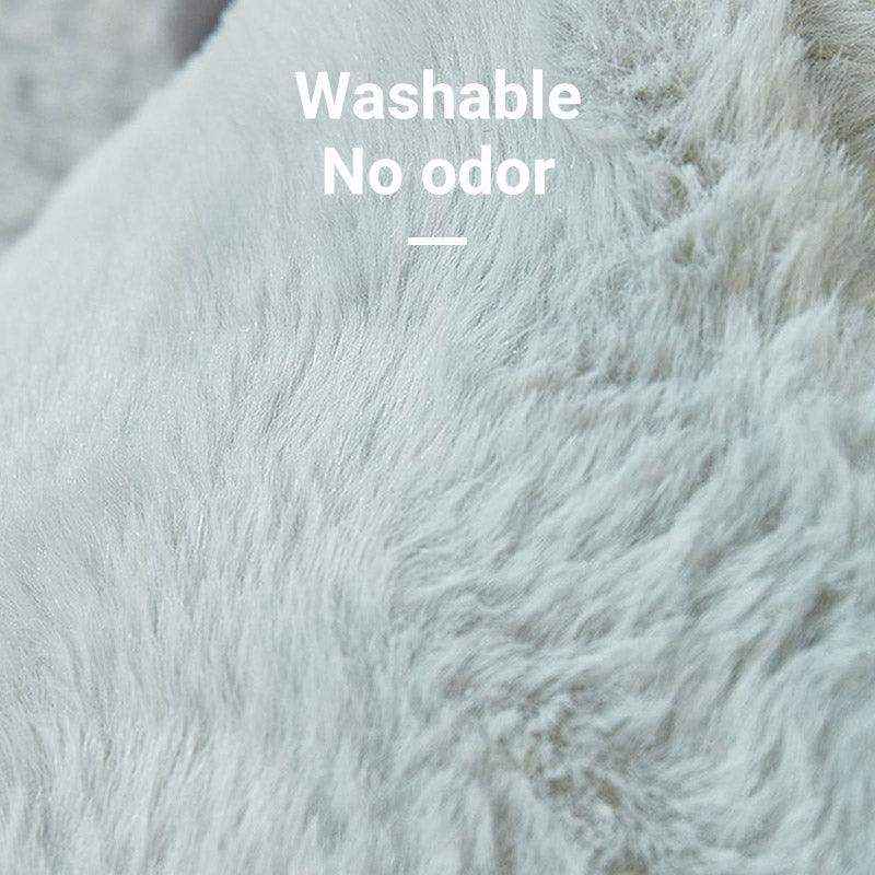 Cute Pet Bed for Cats & Small Dogs Cozy Washable Nest