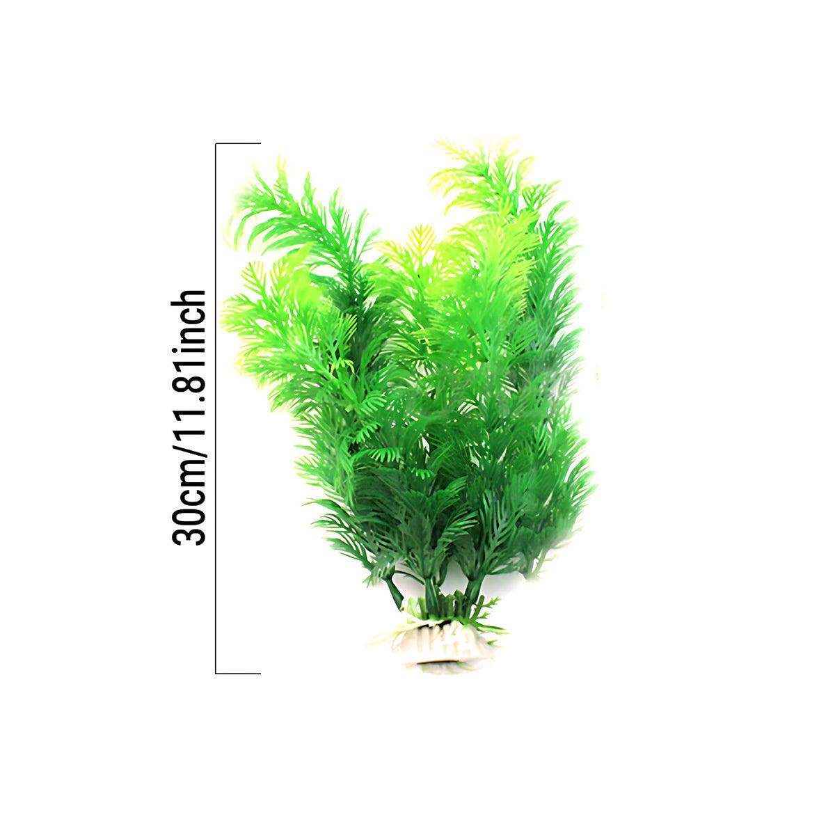 2PCS Artificial Aquarium Plants Realistic Water Grass Decoration for Fish Tank