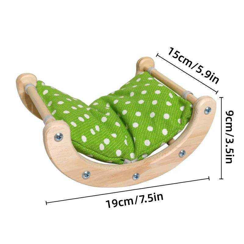 Charming Small Pet Bed Rocking Hammock For Hamsters