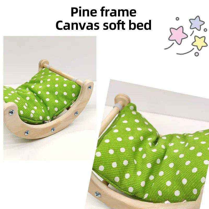 Charming Small Pet Bed Rocking Hammock For Hamsters