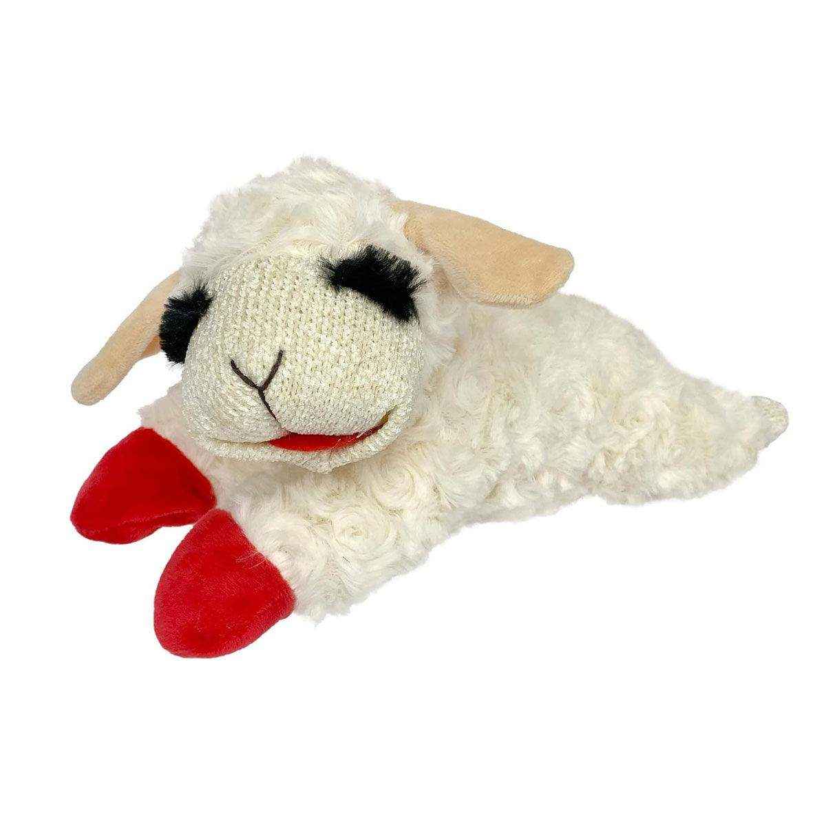 Soft Plush Dog Toy with Squeaker Chew & Interactive Play