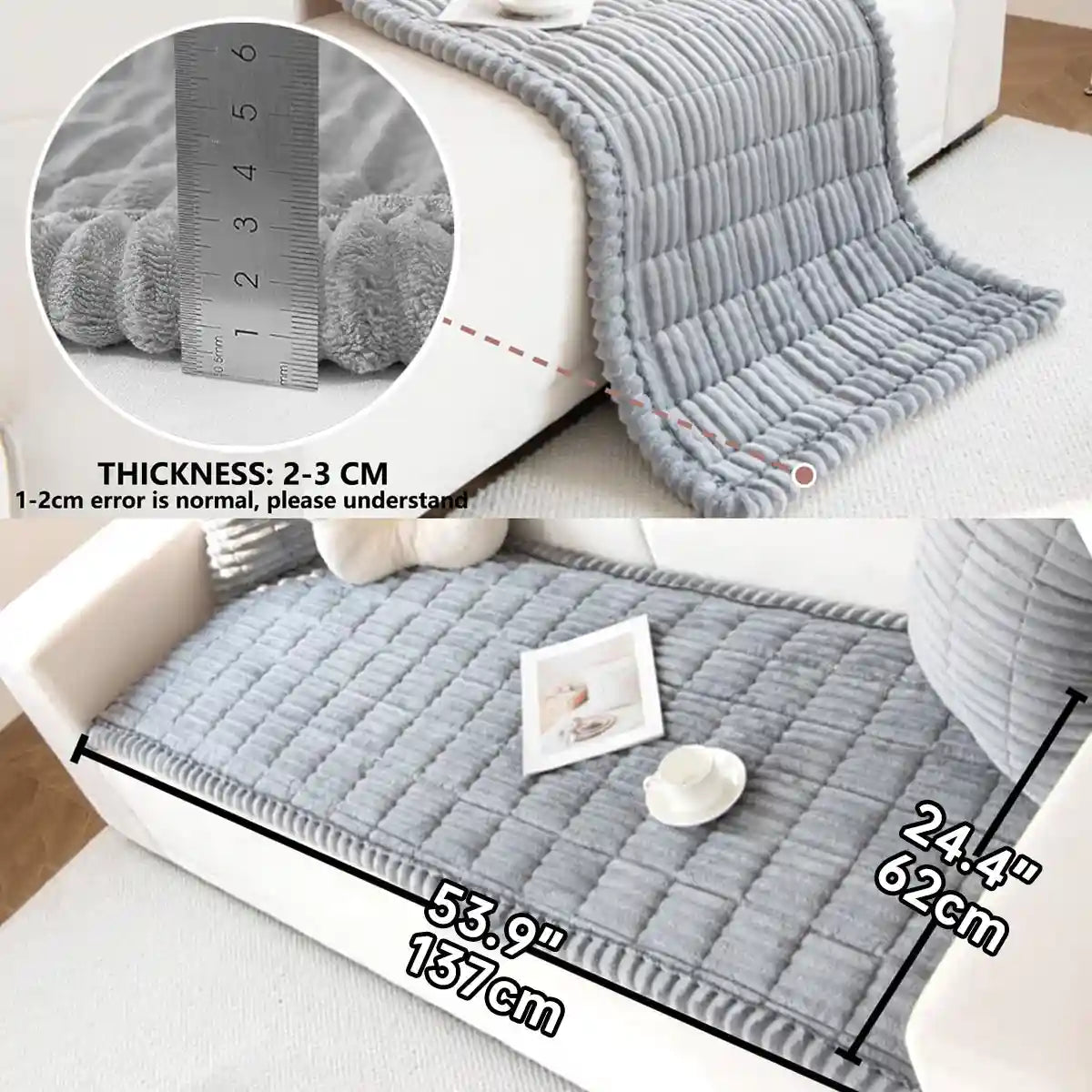 Non-Slip Thickened Car Dog Cushion Soft Travel Seat Protector