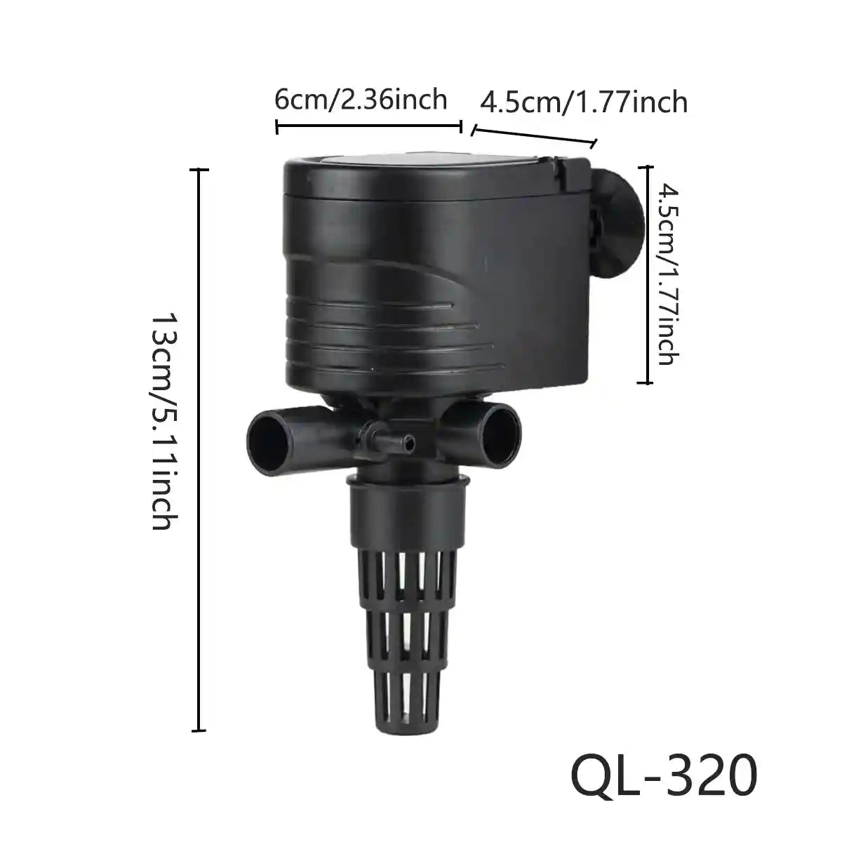 3in1 Efficient Internal Aquarium Filter 3-in-1 Filtration System