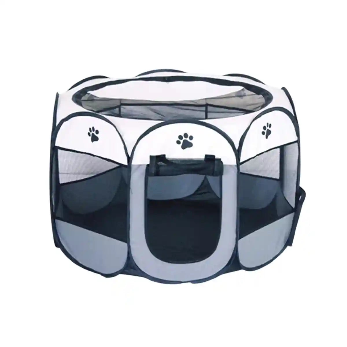 Foldable 8-Panel Pet Tent Portable Pet Playpen for Cats & Small Dogs