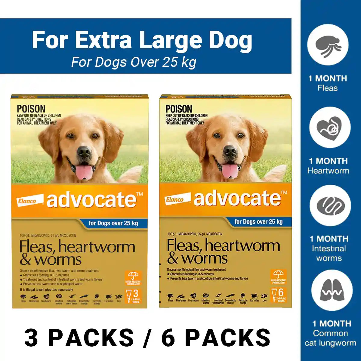 Advocate Spot-On For Large Dogs Over 25kg