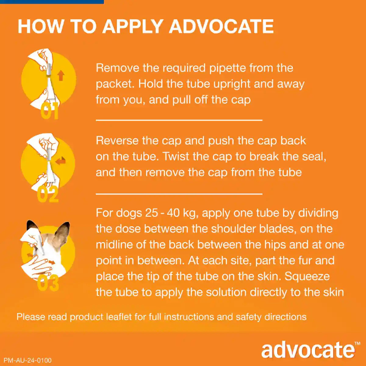 Advocate Spot-On For Large Dogs Over 25kg