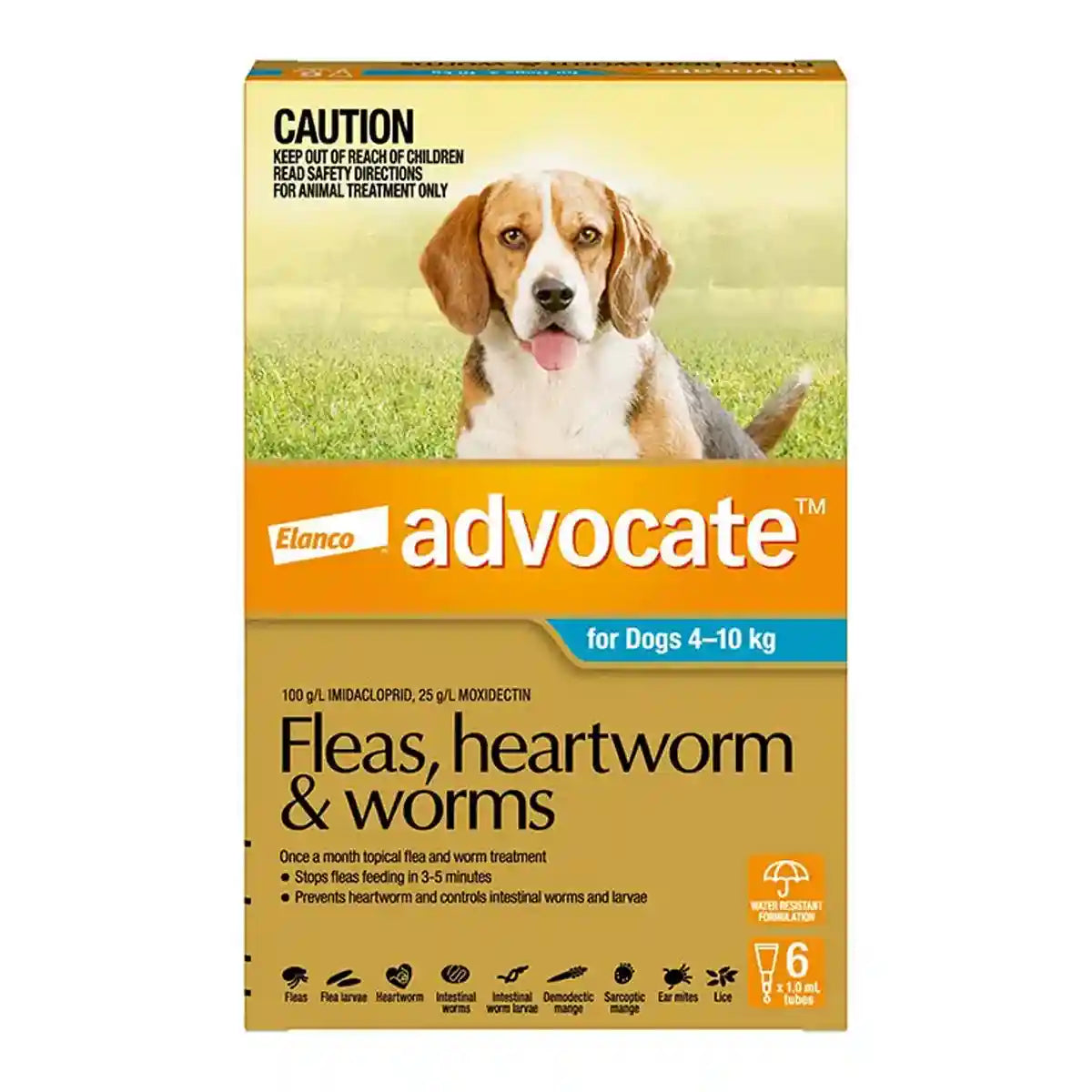 Advocate Spot-On For Medium Dogs 4-10kg