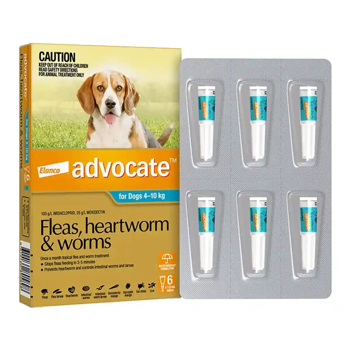 Advocate Spot-On For Medium Dogs 4-10kg