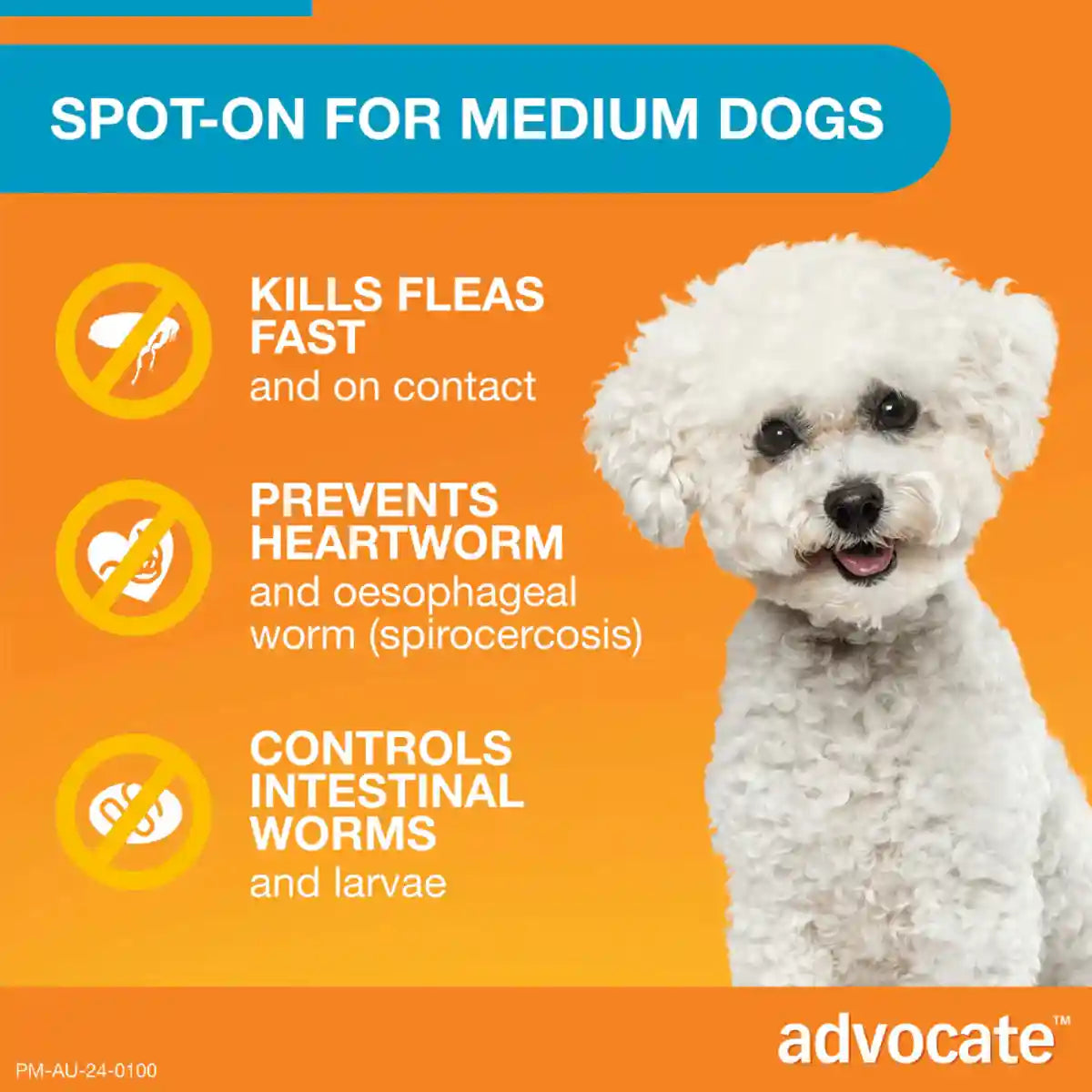 Advocate Spot-On For Medium Dogs 4-10kg