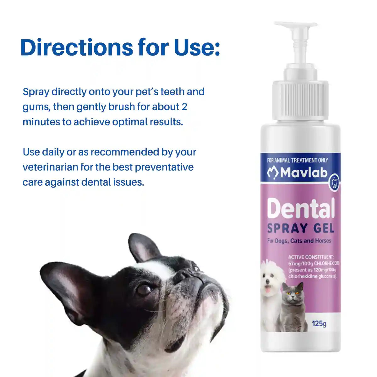 Mavlab Dental Spray Gel 125ml