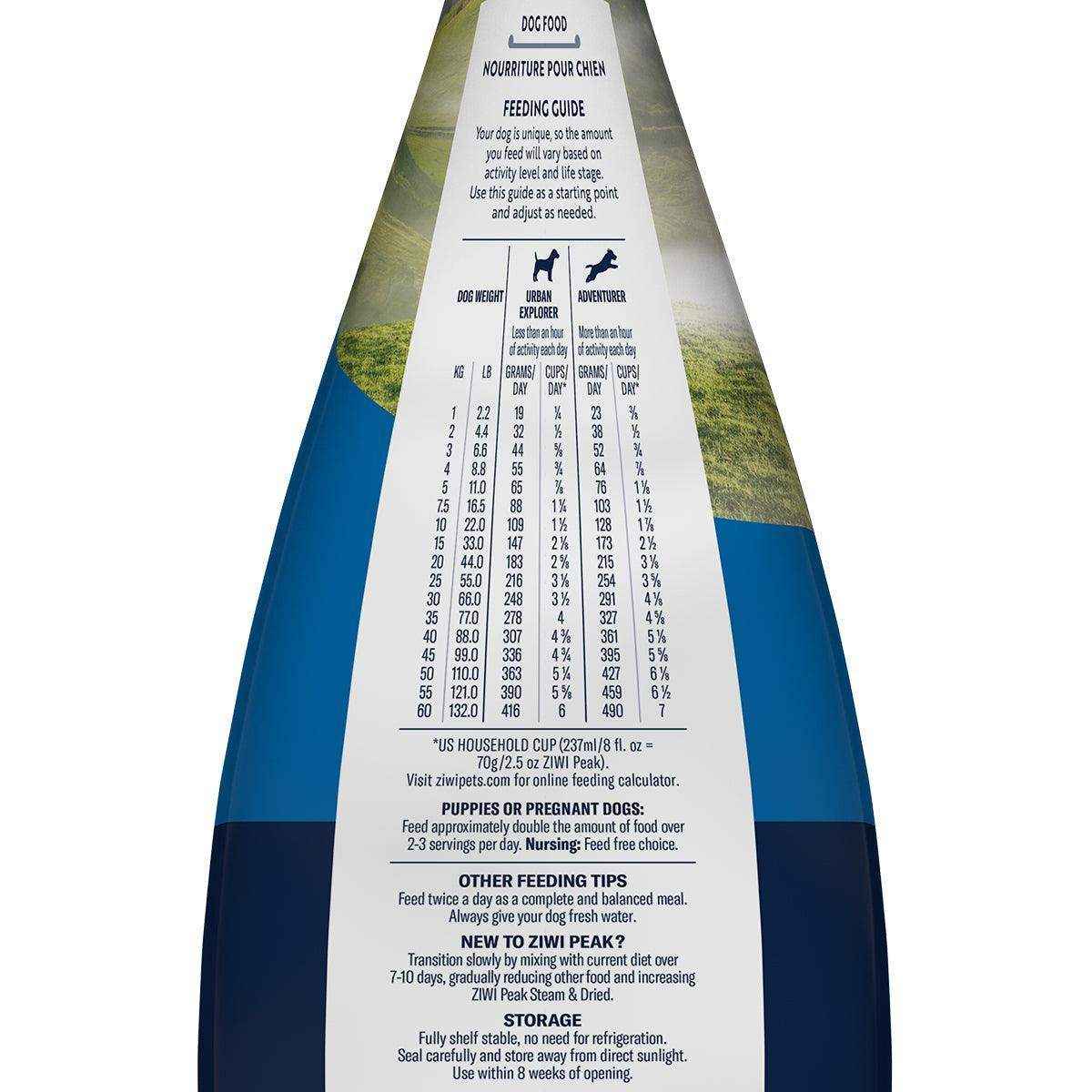 Ziwi Peak Steam & Dried Grass-Fed Lamb with Green Vegetables Dry Dog Food