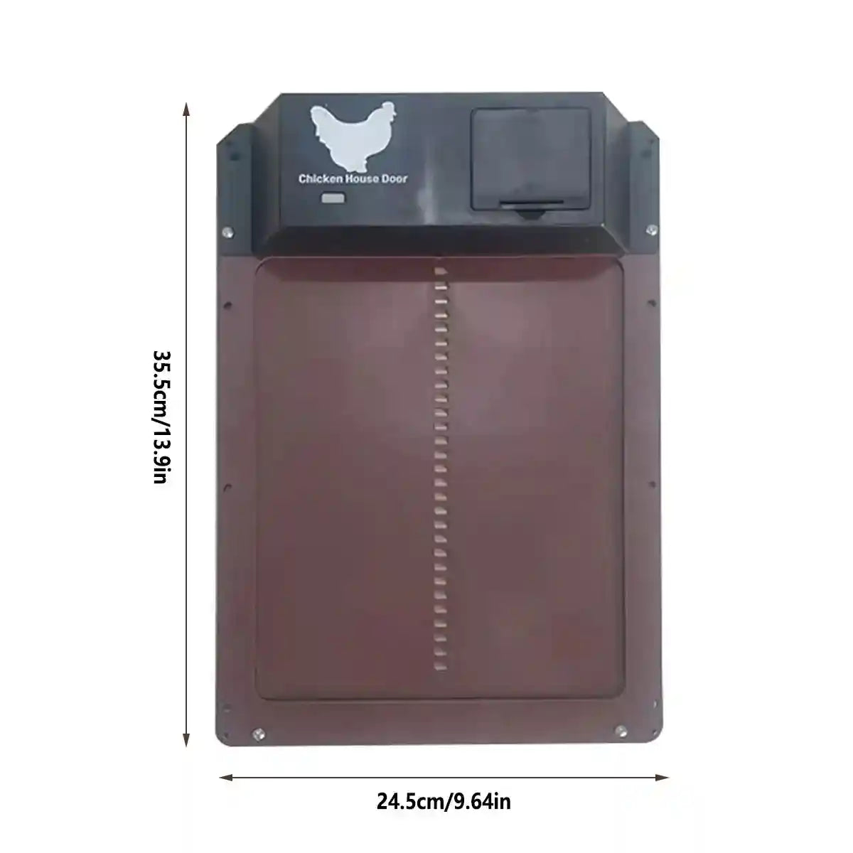 Light Sensor Automatic Chicken Coop Door Battery Powered & Waterproof