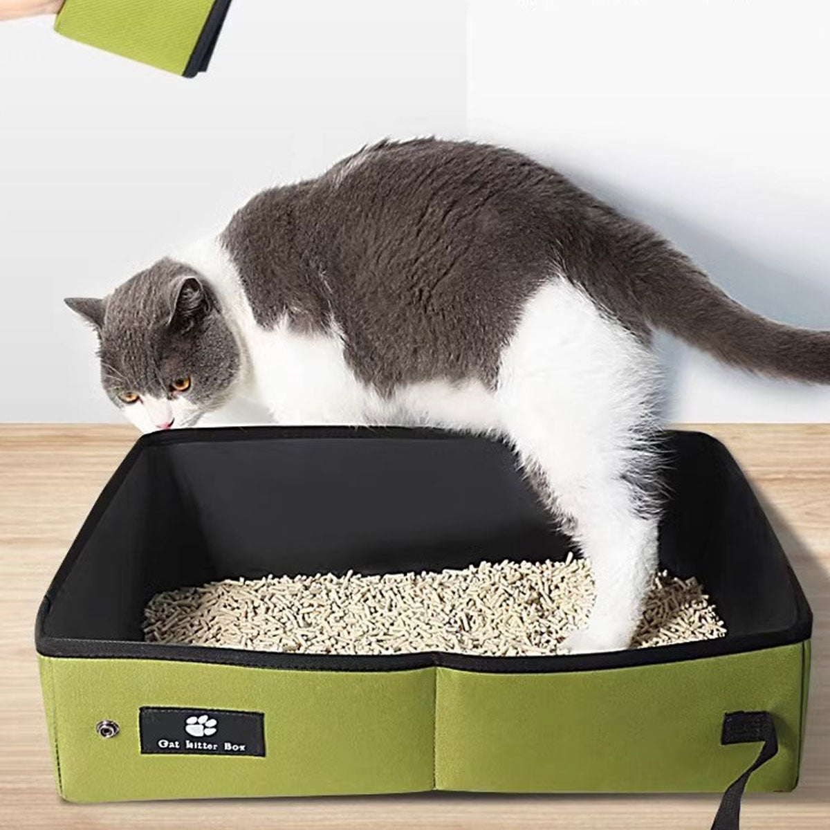 Portable Foldable Cat Litter Box Waterproof